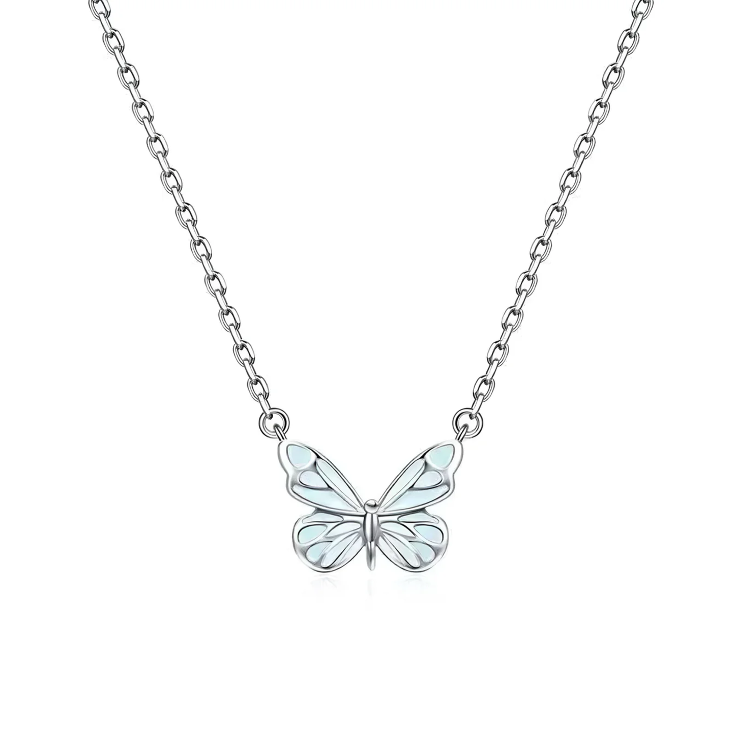 Glow-in-the-Dark Butterfly Set (925 Sterling Silver)