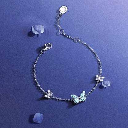 Glow-in-the-Dark Butterfly Set (925 Sterling Silver)